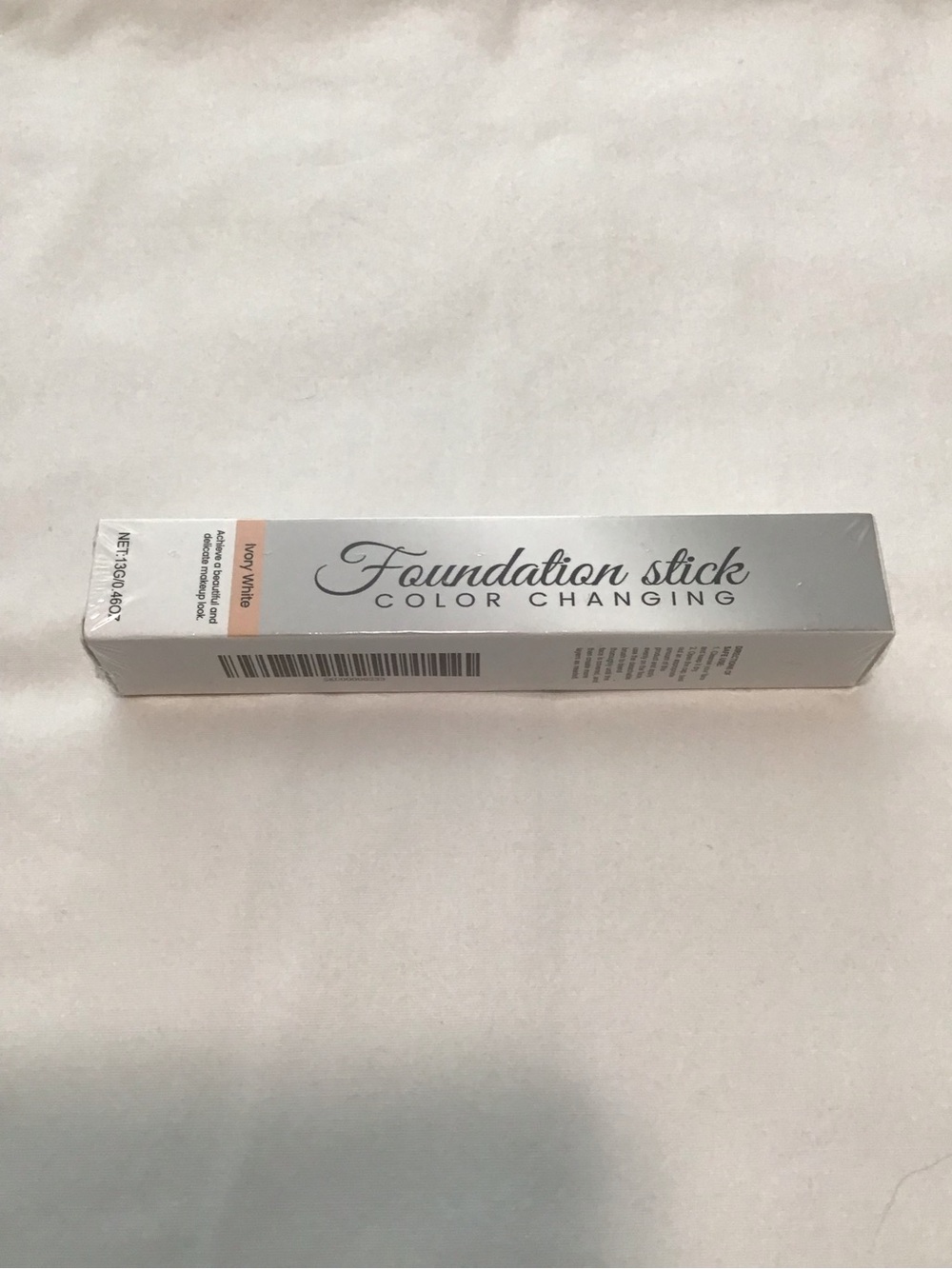 Ivory White Color-Changing Foundation Stick - Lightweight Coverage